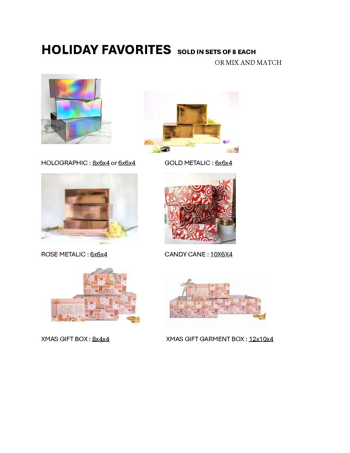 HOLIDAY FAVORITES BOX pic