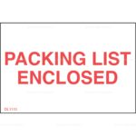 Packlist Enclosed