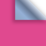 Hot Pink / Silver 2-sided