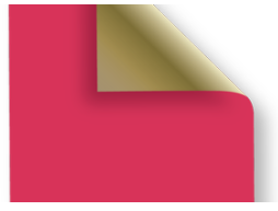 Tissue 2-sided Scarlet / Gold 20x30